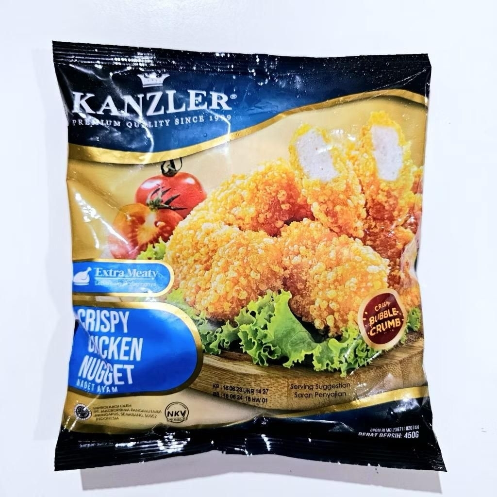 

KANZLER Crispy Chicken nugget bubble crumb 450gram