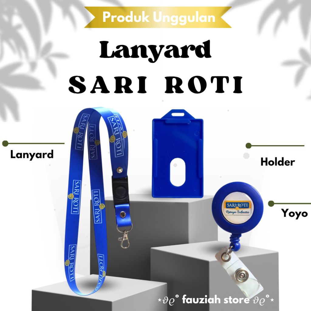 

READY! TALI ID CARD SARI ROTI / LANYARD SARI ROTI TERMURAH!!!
