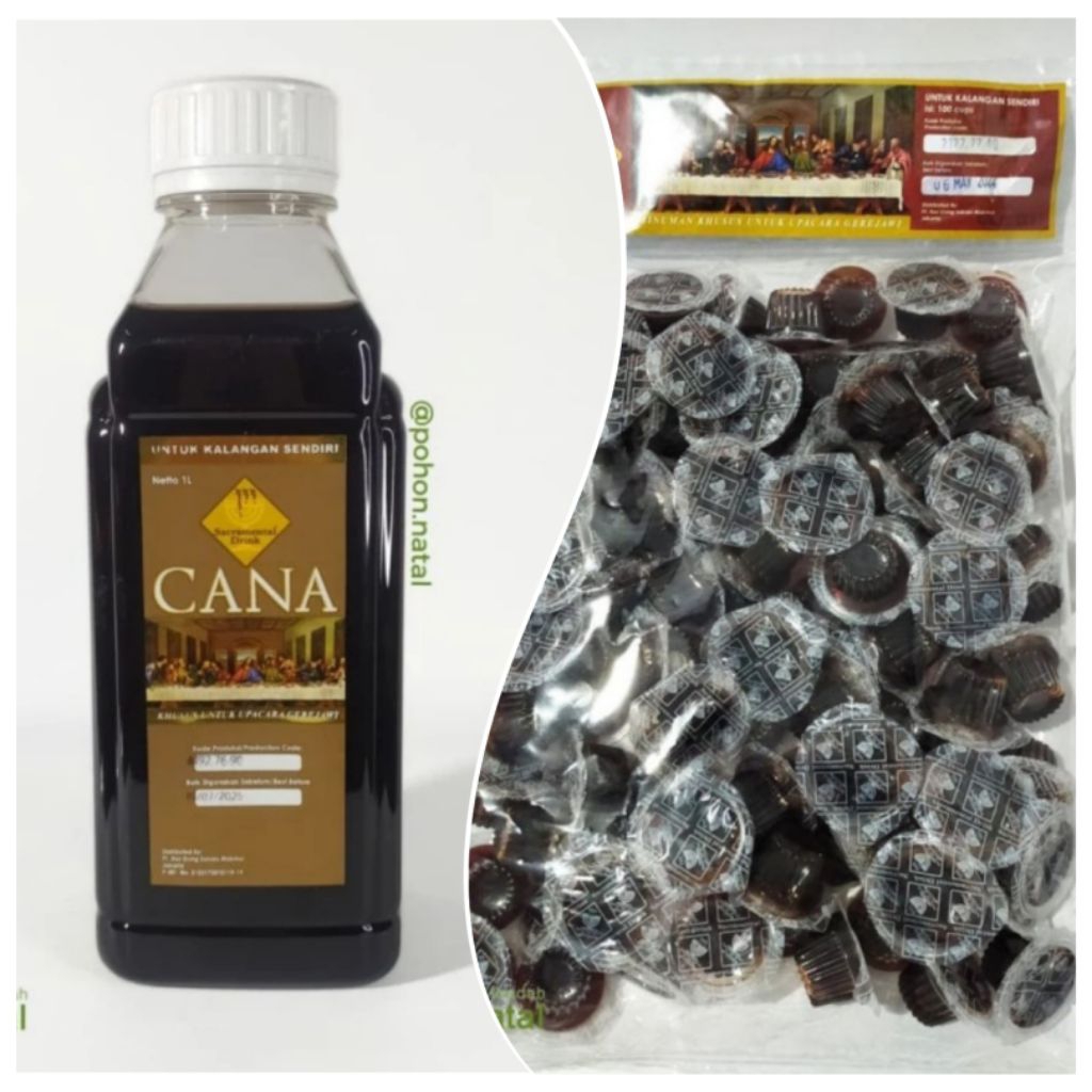 

Perjamuan Kudus 100 cup Cana Sacramental Drink Rosgung