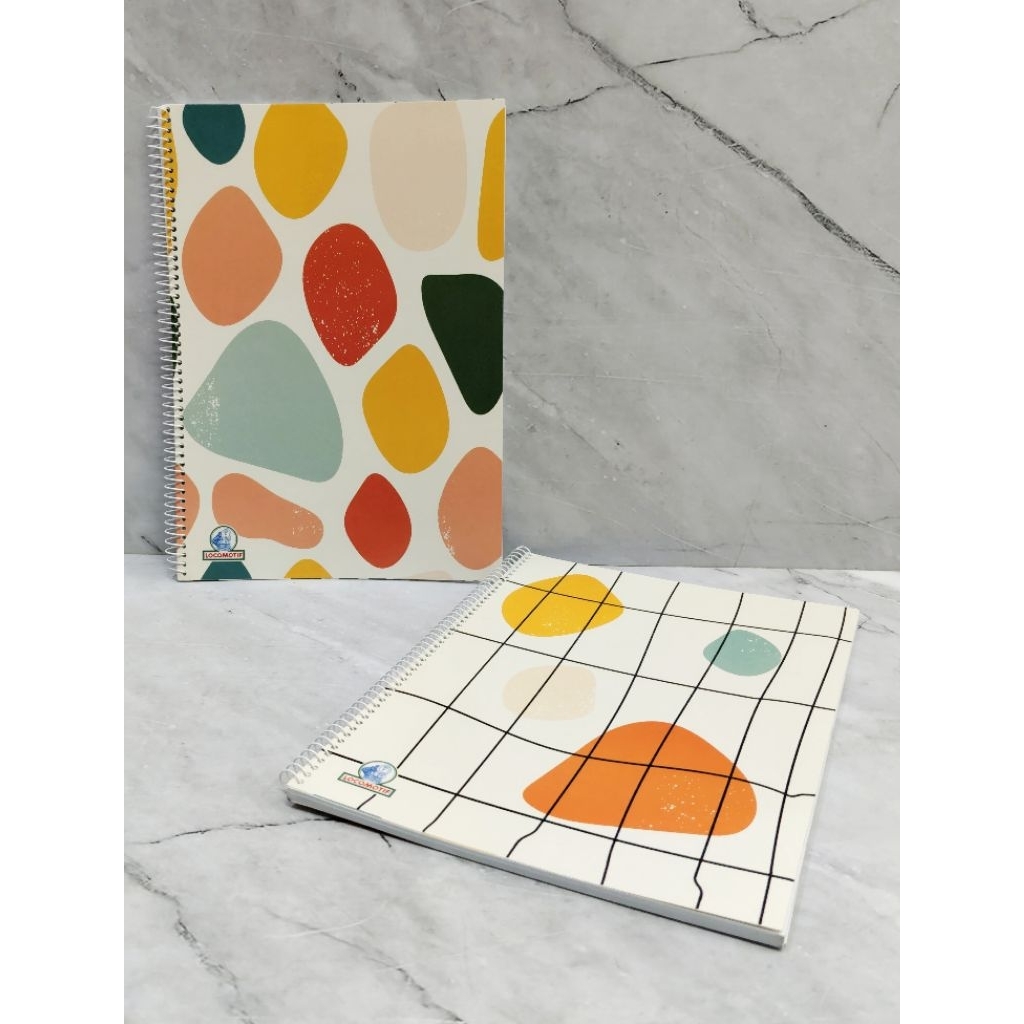 

NOTEBOOK MOTIF ABSTRAK / BUKU CATATAN SPIRAL / BUKU HARIAN - LOCOMOTIF