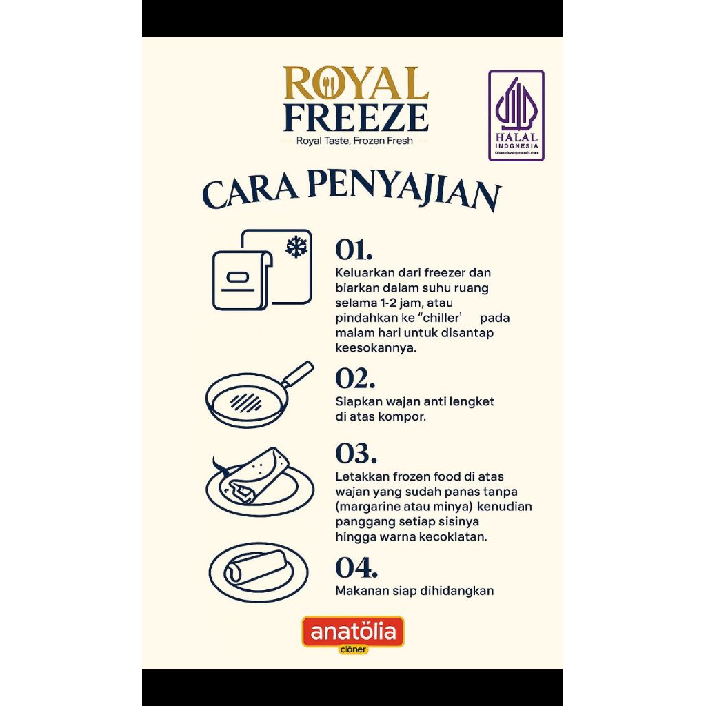 

Royal Freeze- Chicken Burrito Regullar