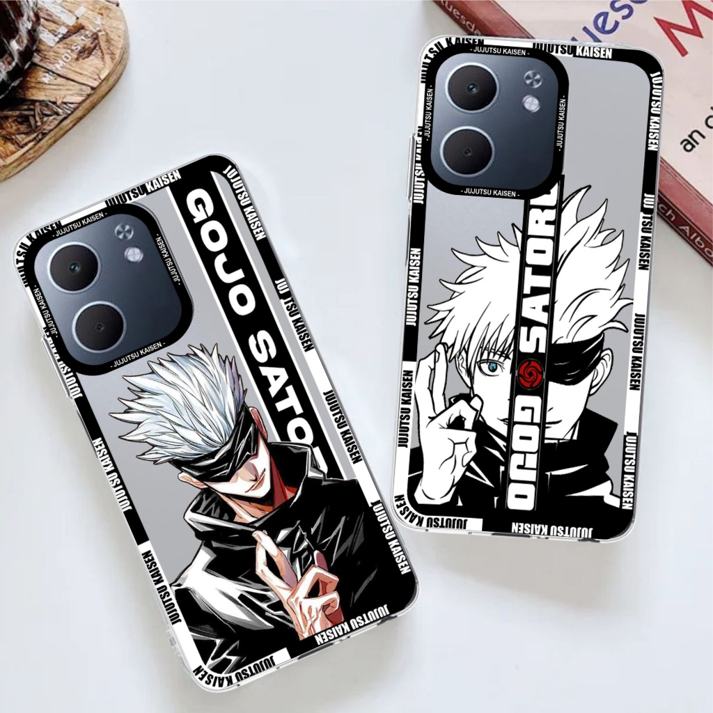 Casing Jujutsu Kaisen oppo a5x - softcase bening oppo a5x a5i a3x a3 - clear case bening