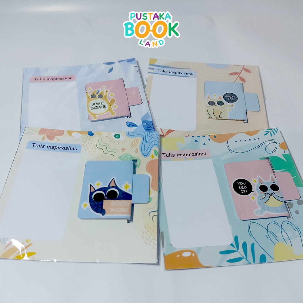

Pembatas Buku Magnet | Bookmark | Karakter Kucing | Pembatas Buku Samping