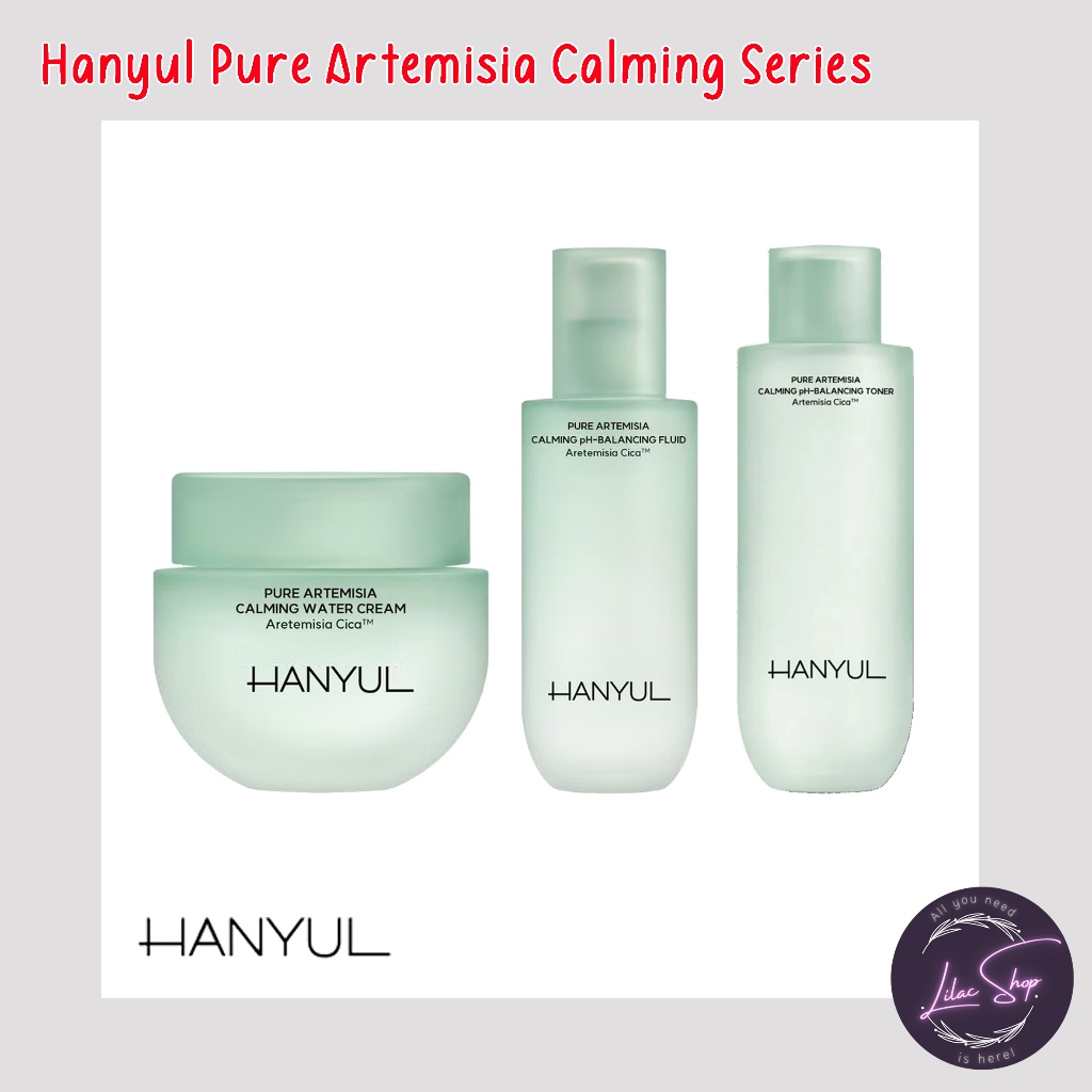 HANYUL PURE ARTEMISIA CALMING WATER CREAM | pH BALANCING TONER | pH BALANCING FLUID | SUNCREAM|