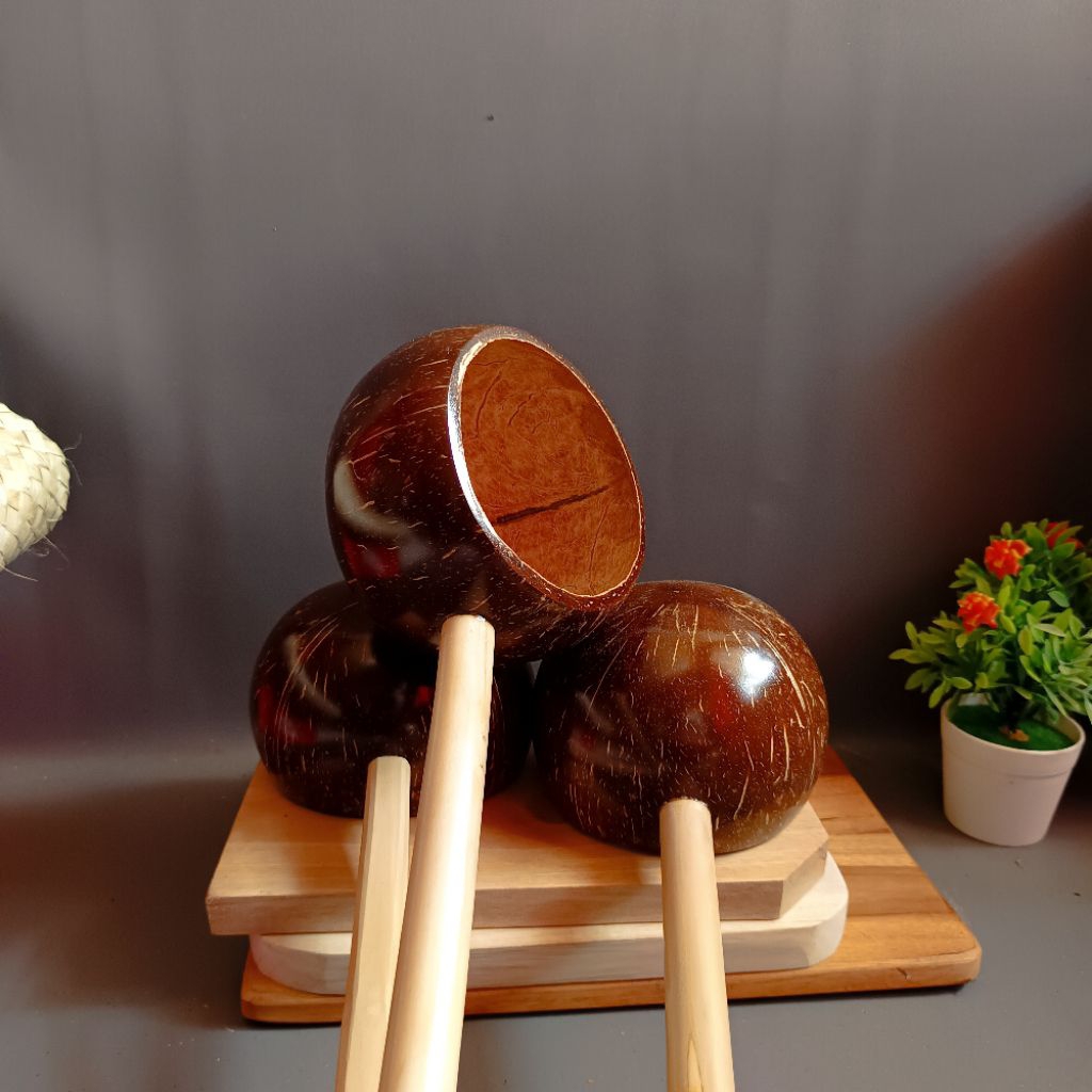 Gayung batok kelapa Gayung adat batok kelapa gayung estetik