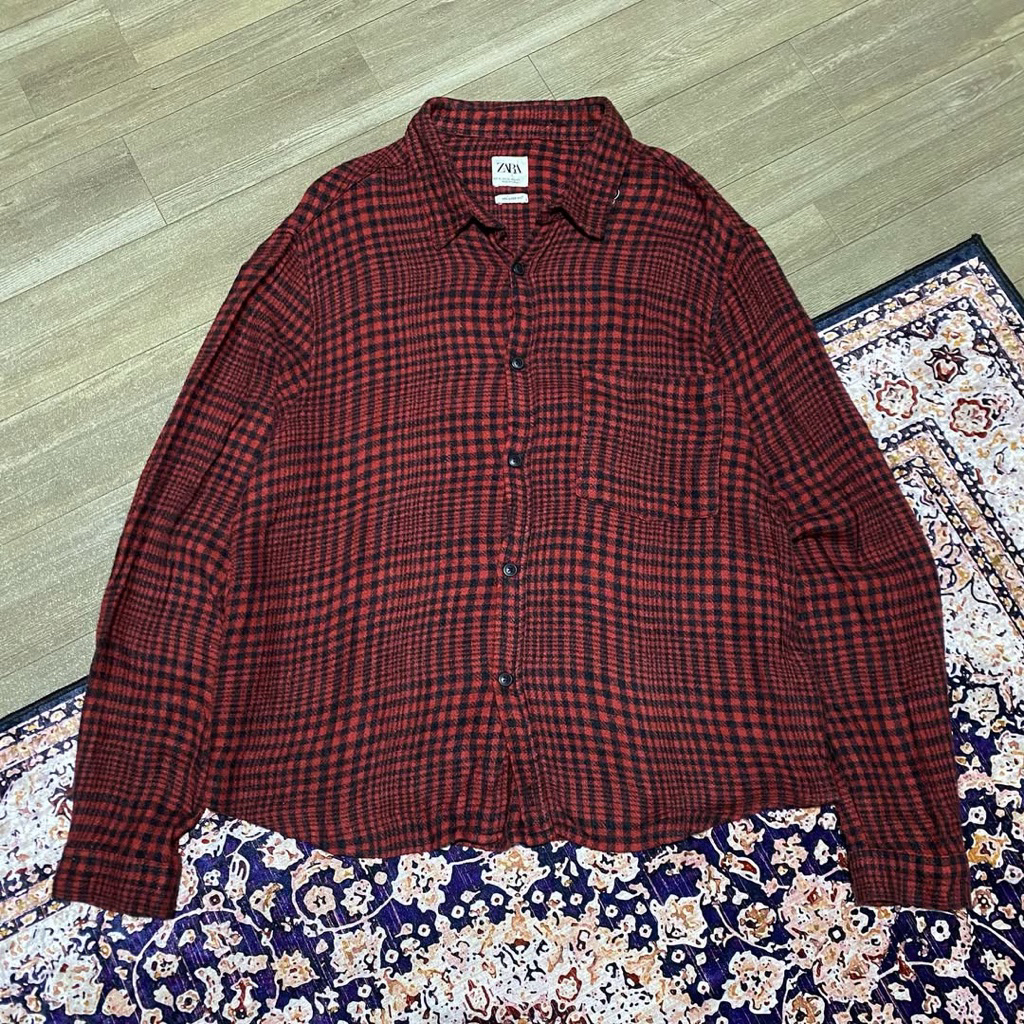 Zara Flannel Wool Shirt
