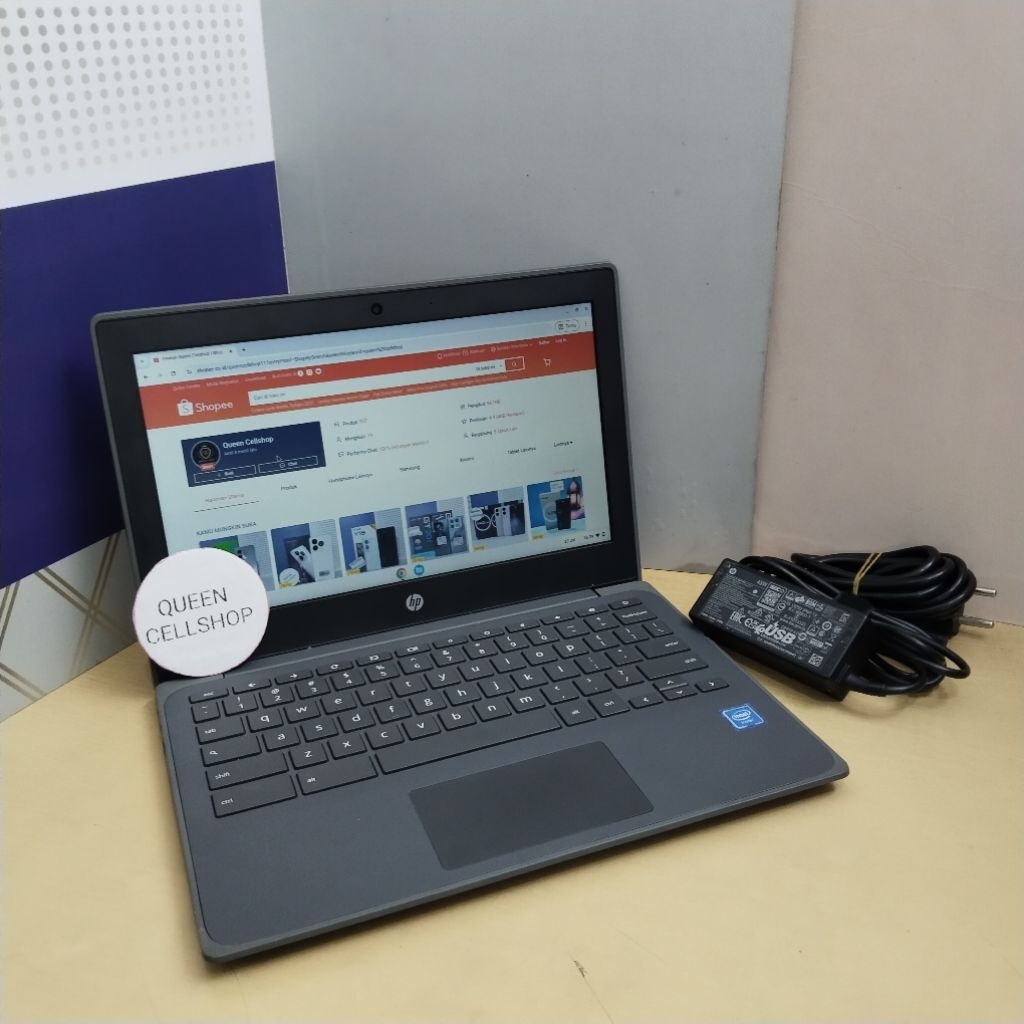 LAPTOP HP CHROMEBOOK CELERON N4020 N4120 4GB 12INCH SECOND MULUS BERGARANSI