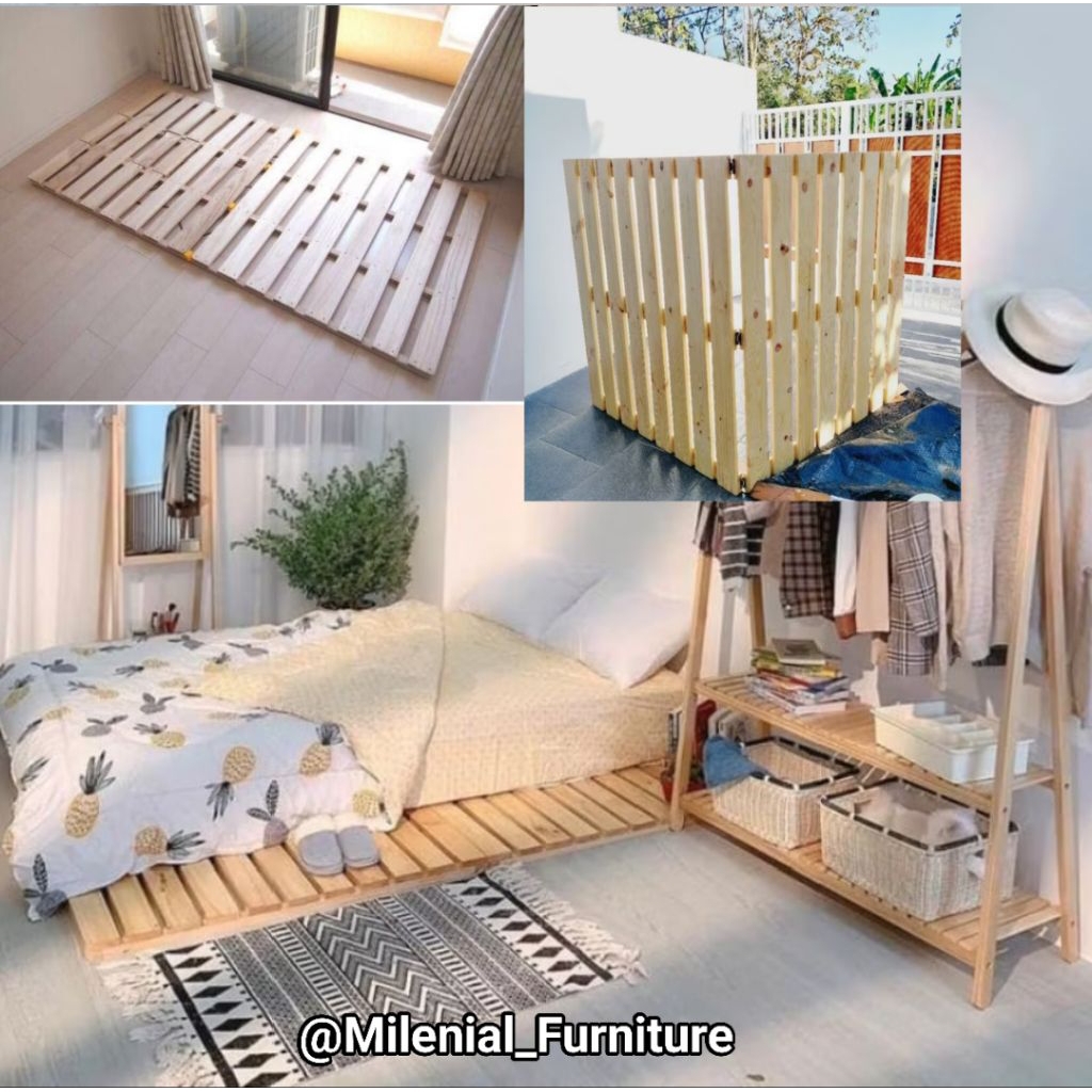 Alas Tempat Tidur Kayu/Dipan Tempat Tidur Kayu/Dipan Kasur Jati Belanda/Alas Kasur Kayu Jati Belanda