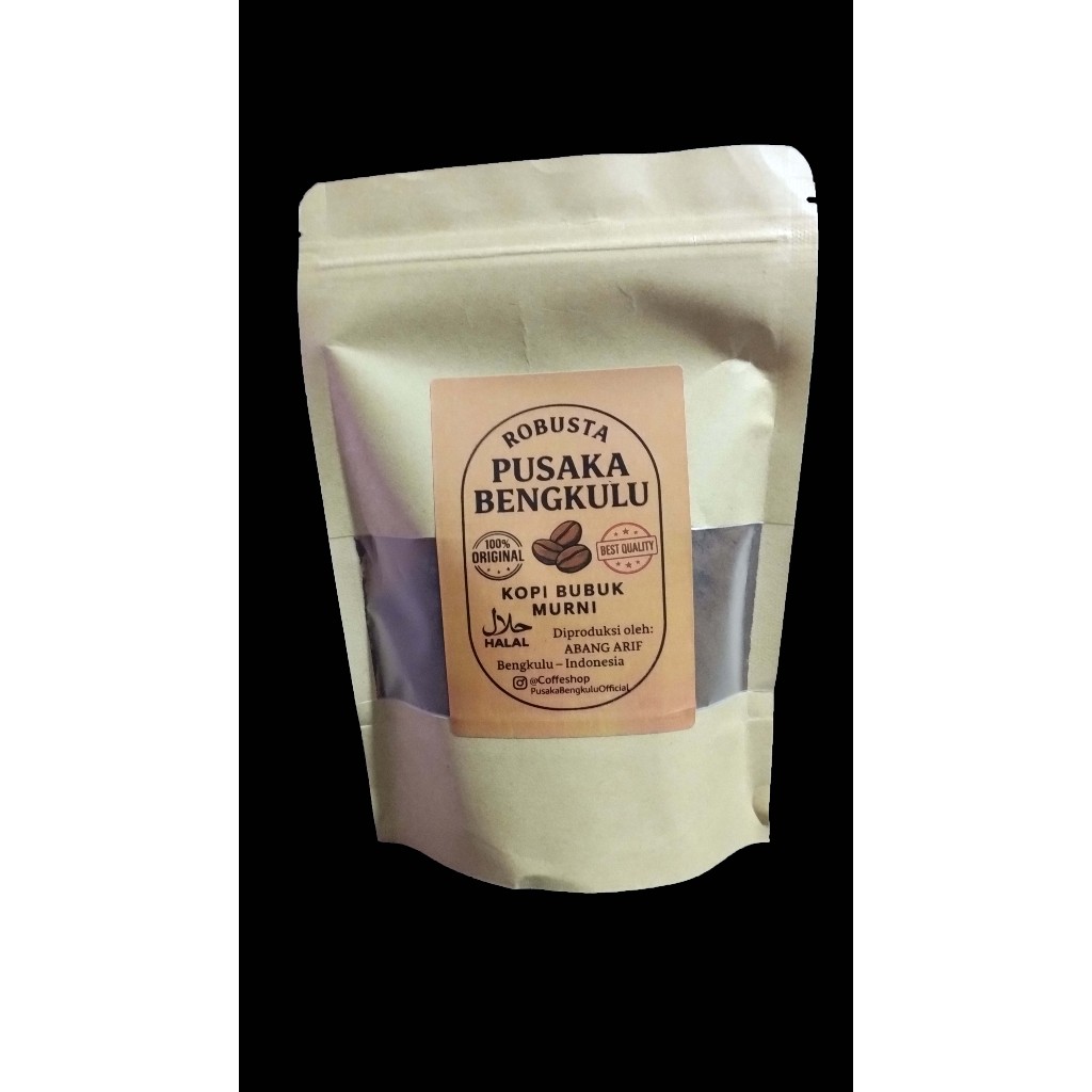 

Kopi Bubuk Murni PUSAKA BENGKULU (Robusta)