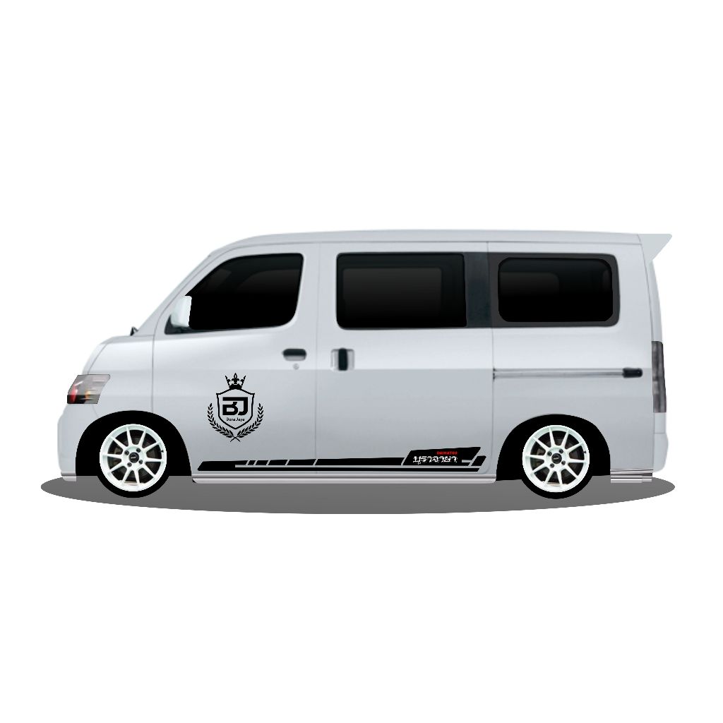 CUTTING STICKER MODEL TERBARU MOBIL GRANMAX MINI BUS GRANDMAX BLINDVAN LUXIO SERENA AVP DLL