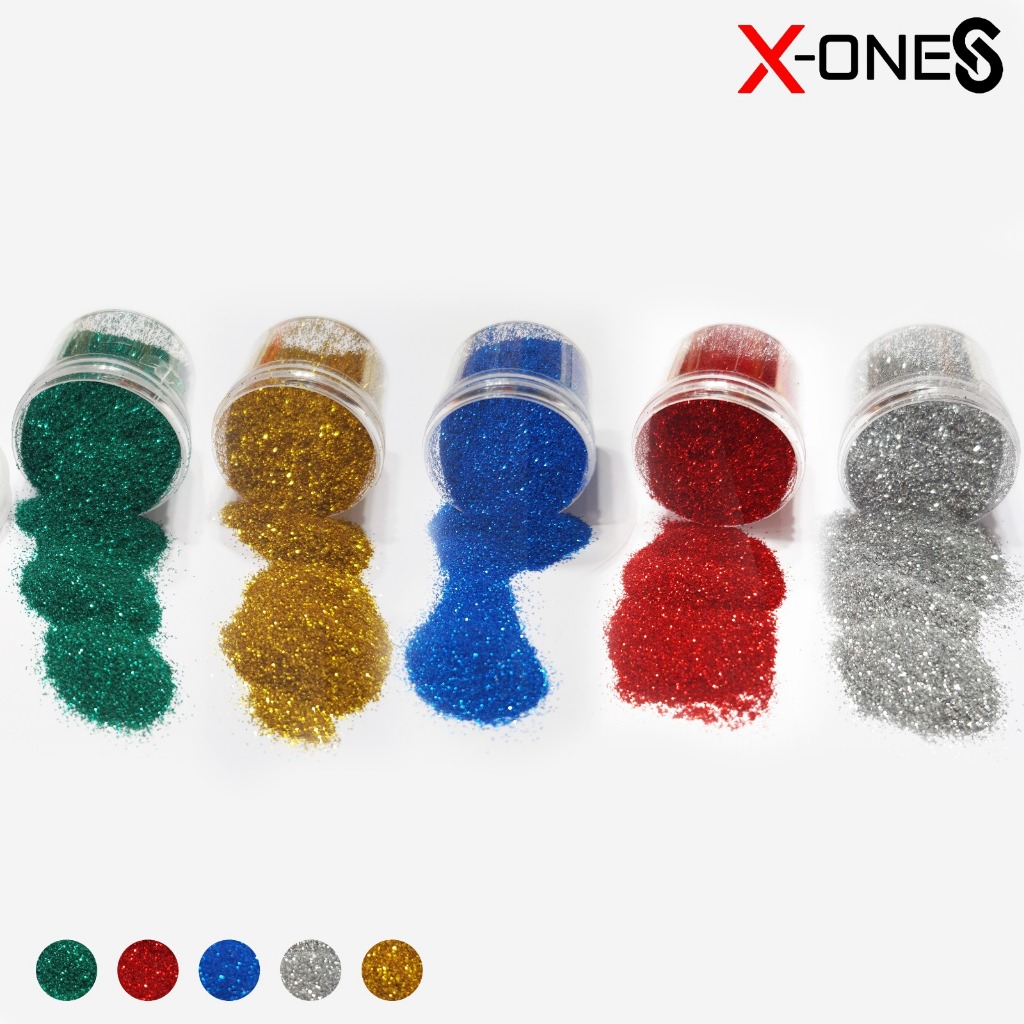 

X-ONE GLITTER SERBUK 10GR BUBUK GLITER PRAKARYA DAN DEKORASI BAHAN KERAJINAN