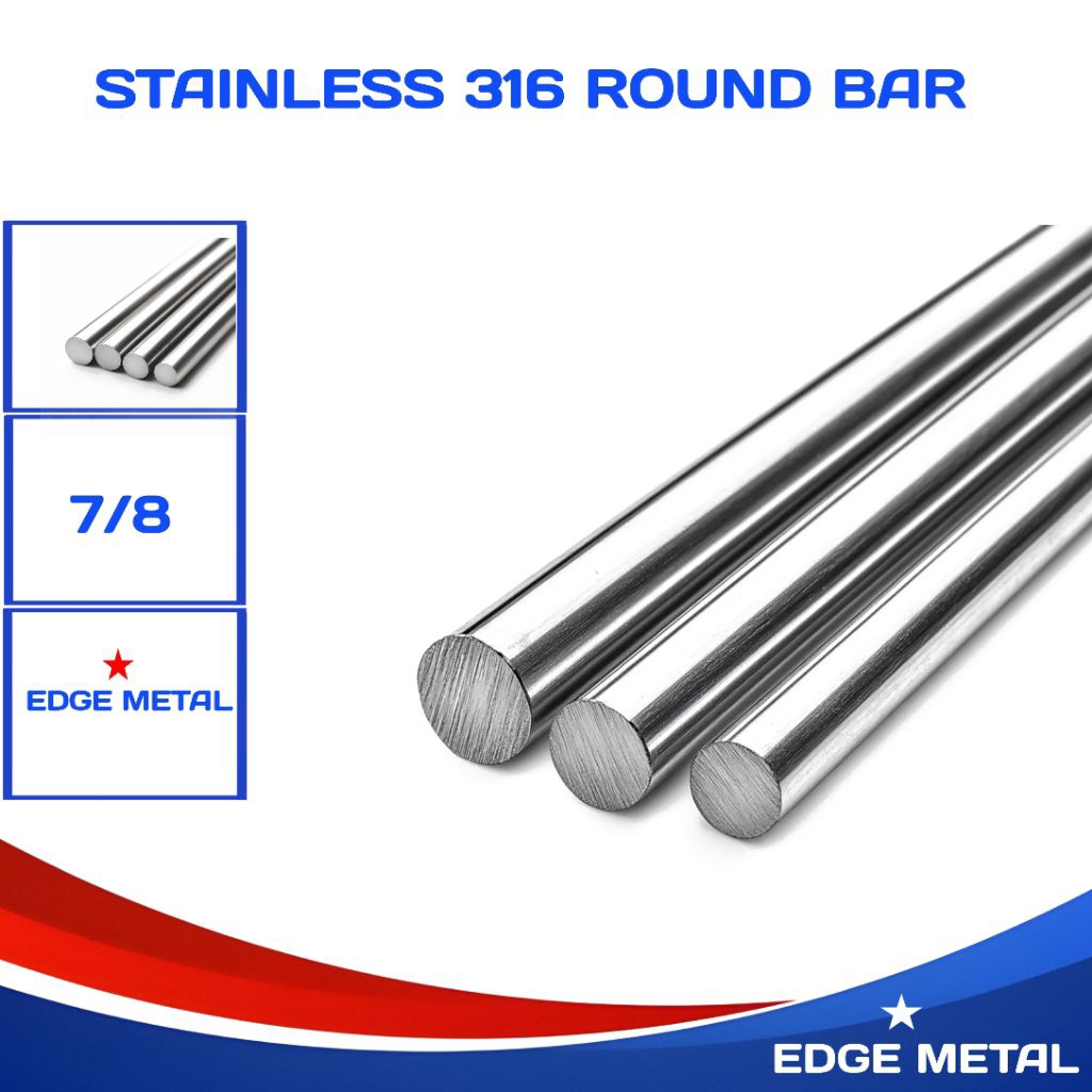 AS STEANLIS 316 DIAMETER 7/8 | AS SS 316L | PER 1CM