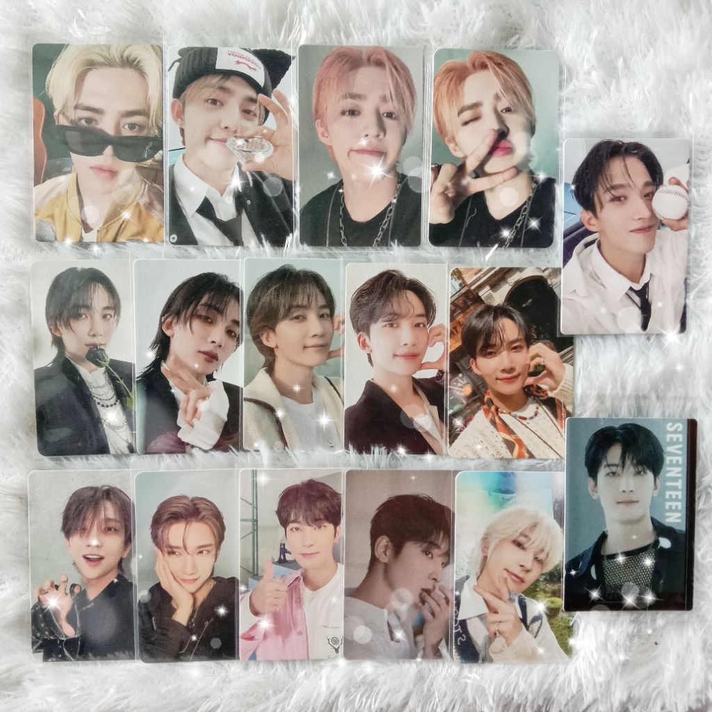 OFFICIAL PHOTOCARD SEVENTEEN JEONGHAN LD SEUNGCHEOL POB WONWOO CARLAND ATTACCA