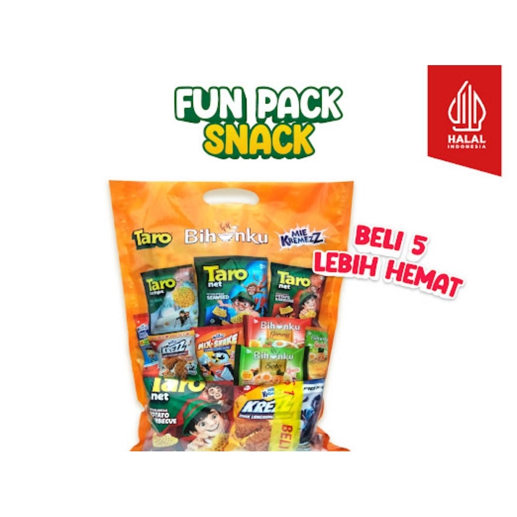 

Bundling!! 5 Paket Fun Snack Edition - Paket Hampers Anak - Free Kartu Ucapan