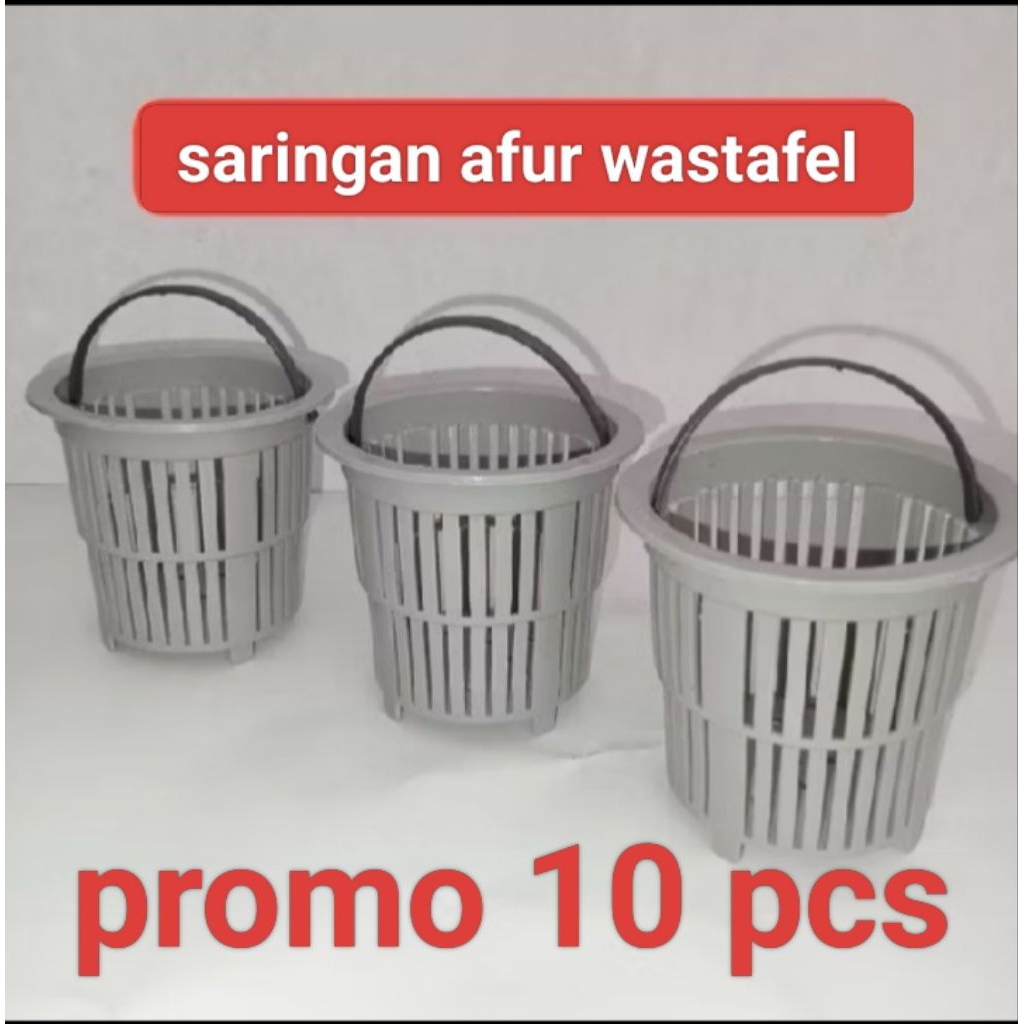 Saringan wastapel/Keranjang afur bak cuci  piring DIAMETER 8 CM plastik original.