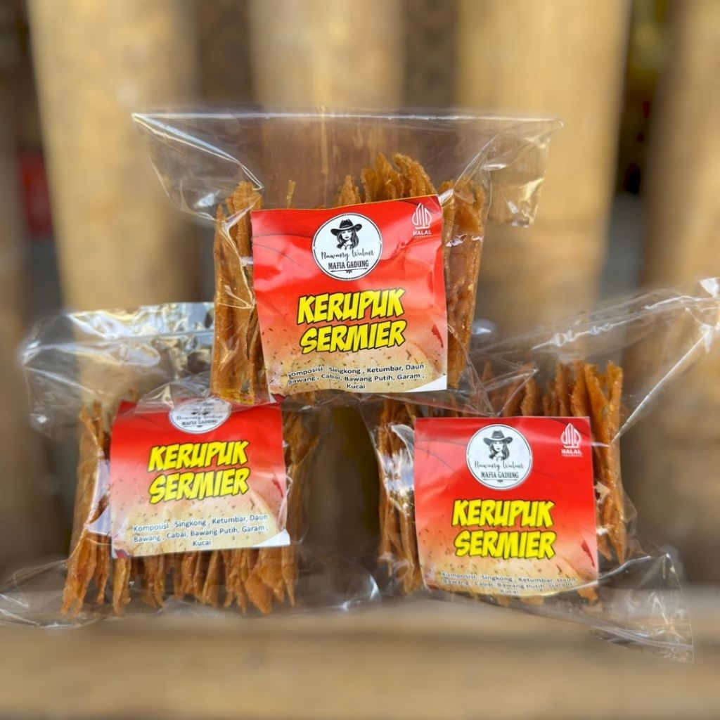 

3 PACK KERUPUK SERMIER PEDAS HOT