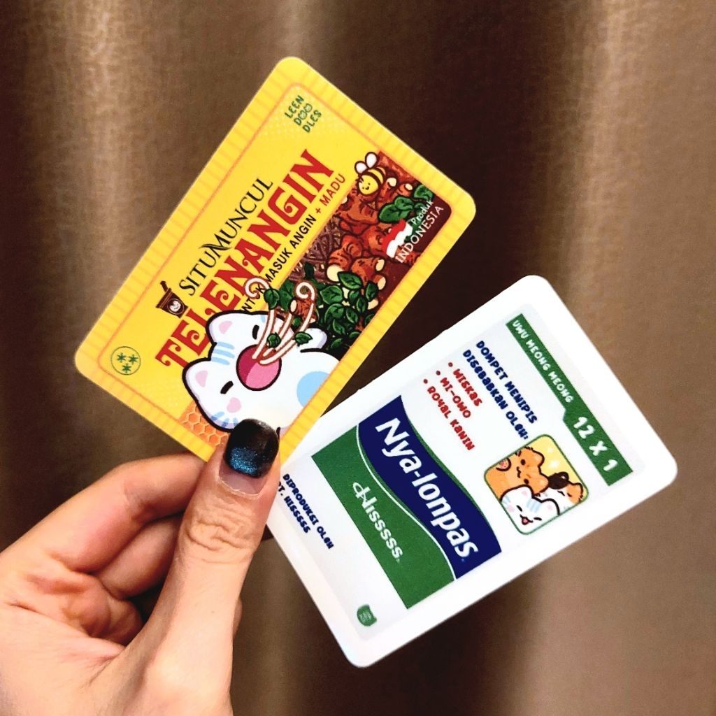 

Leendoodles - Card Skin Obat Nyeleneh Stiker Kartu Flazz E-Money