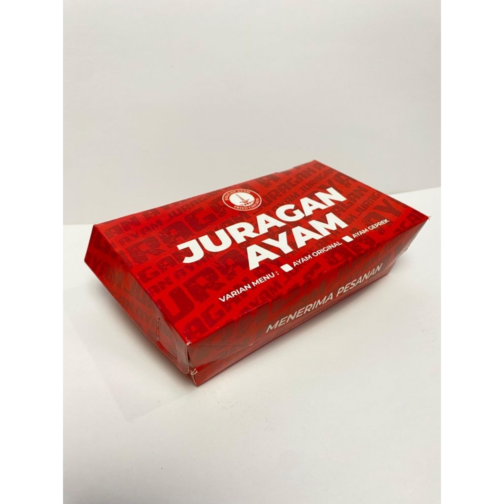 

BOX AYAM GEPREK CUSTOM BERBAGAI UKURAN DUS AYAM GEPREK BOX GEPREK AYAM BAKAR PENYET DOS AYAM KRISPI BOX AYAM CRISPY