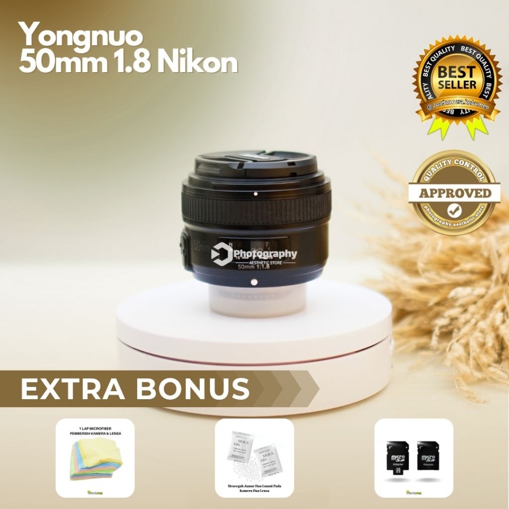 Yongnuo YN 50mm F 1.8 Nikon - Lensa Fix Nikon Yongnuo YN 50mm