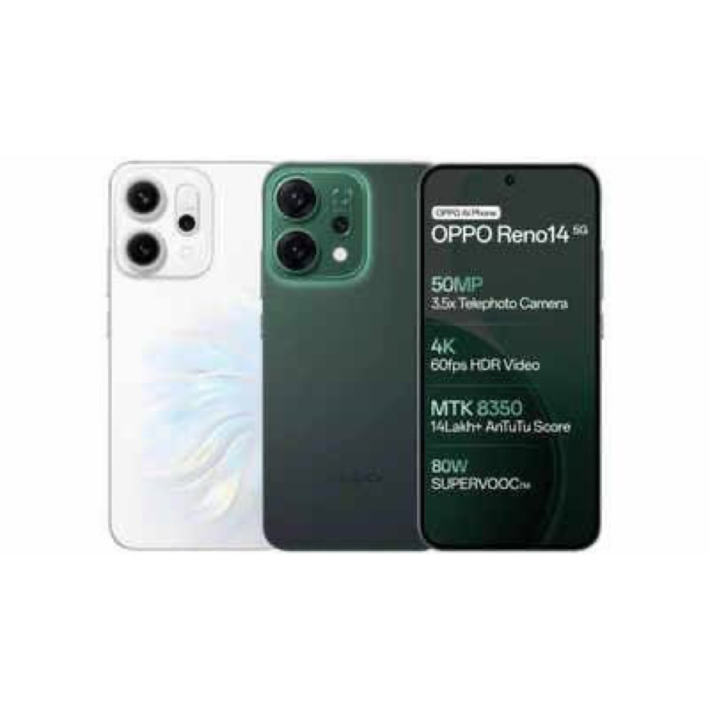 Oppo Reno 14 5G Ram (8/256GB & 12/256GB) Garansi resmi indonesia 100% original