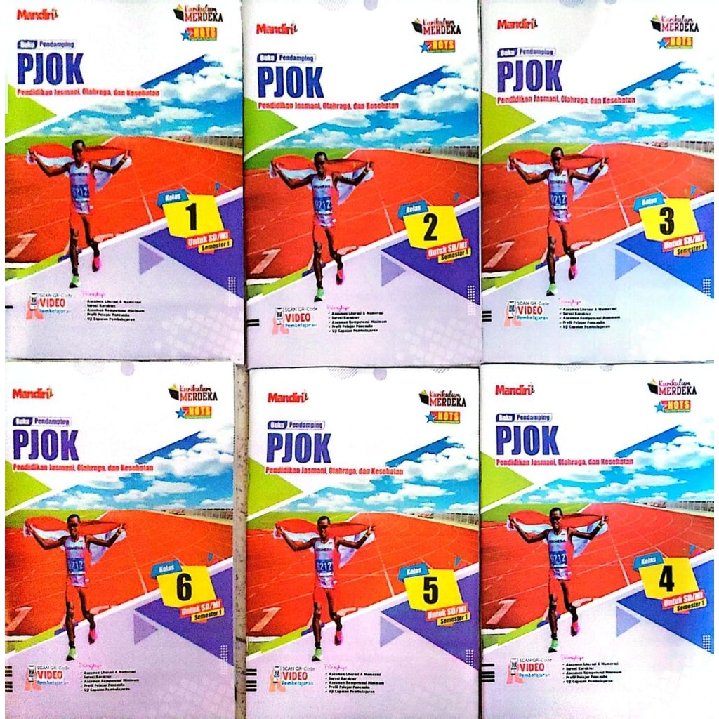 LKS SD MI PJOK KELAS 1 SAMPAI 6 SEMESTER GANJIL KURIKULUM MERDEKA