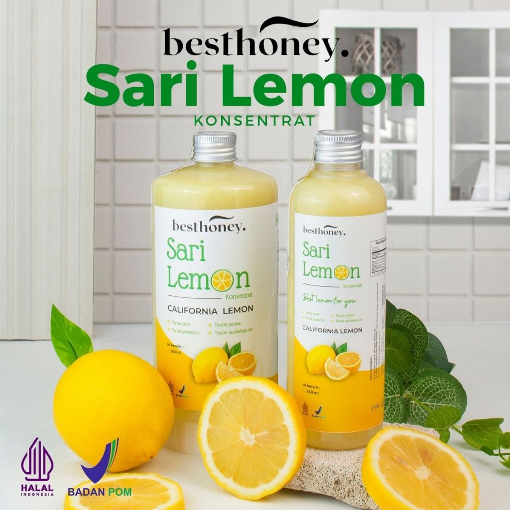 

Best Honey Sari Lemon Asli Organik 250ml - 1000ml