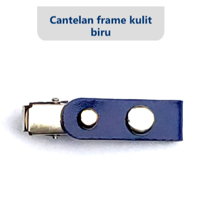 

Jepitan Fram kulit Id Card bahan kulit sintetis