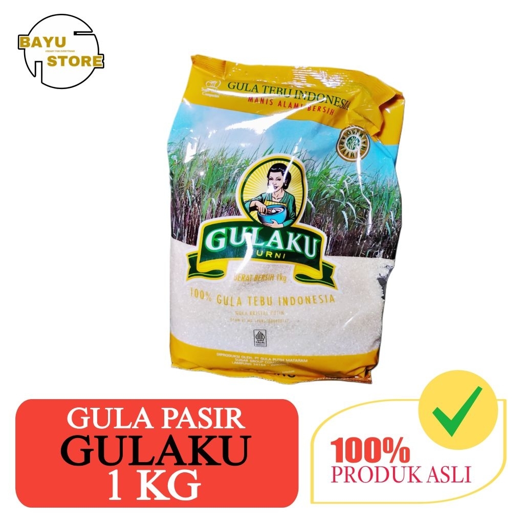 

Gula Pasir GULAKU MURNI 1kg – Gula Tebu Asli dari Indonesia!