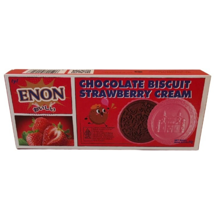 

ENON CHOCOLATE BISCUIT STRAWBERRY CREAM KTK 84 GR 8997241922548