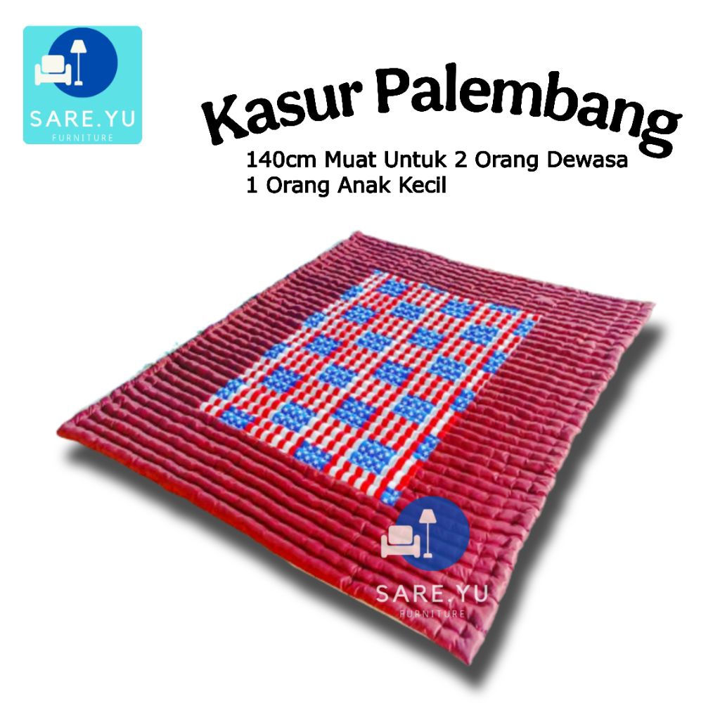 (MURAH)KASUR PALEMBANG PRAKTIS 140cm MUAT 2 orang dewasa 1 anak kecil