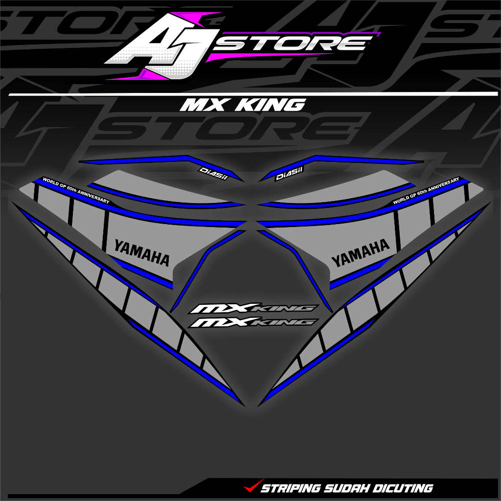 STRIPING MX KING custom model 60th yamaha