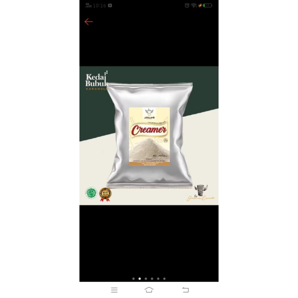 

Creamer Javaland 1 kg