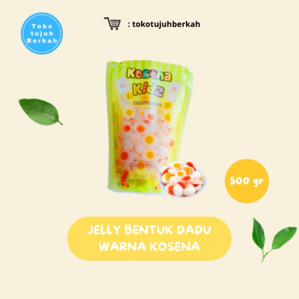 

Jelly Telur Puyuh Kosena Rasa Stroberi 500 gr