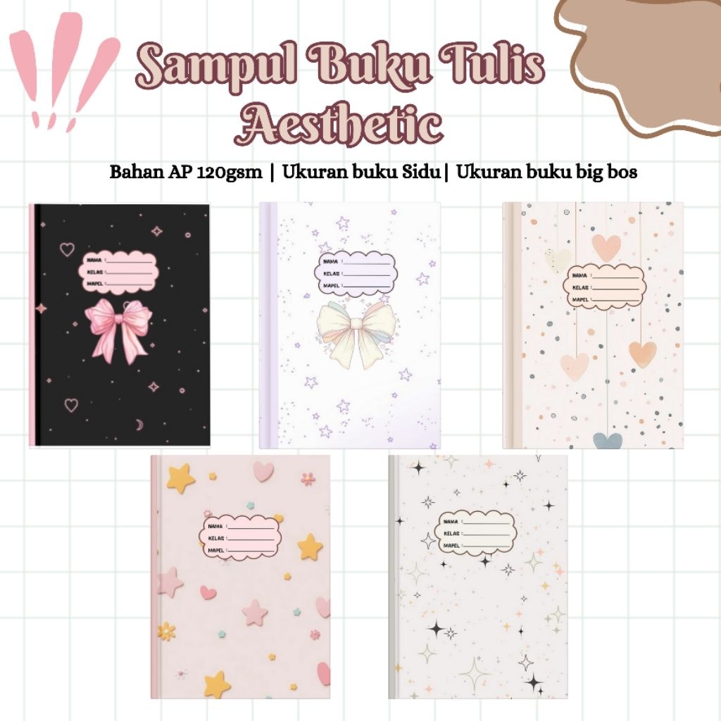 

SAMPUL BUKU AESTETIK / SAMPUL BUKU PELAJARAN / SAMPUL AESTETIK