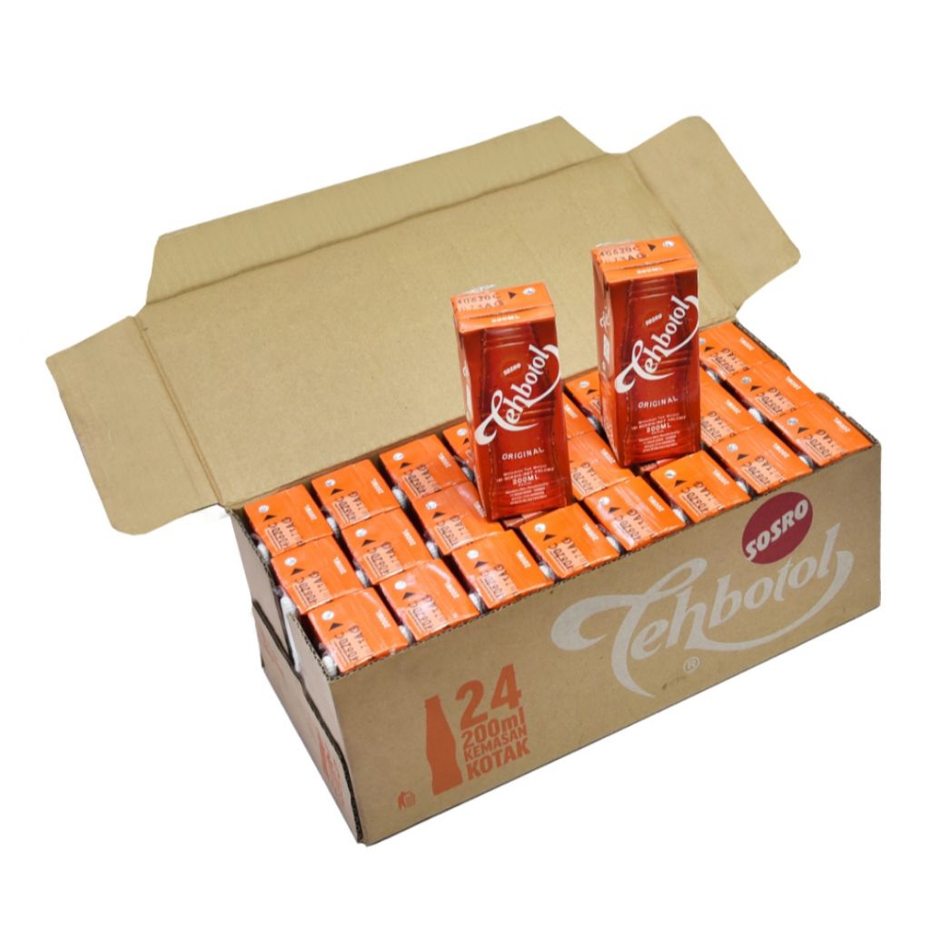 

TEH BOTOL SOSRO KEMASAN 200 ML X 24 PCS (KARTON)