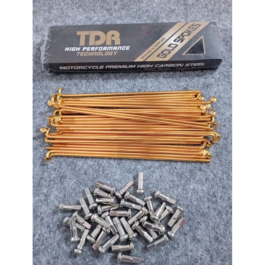 Jari jari Tdr Gold 172 Ruji Kuning Original TDR Racing