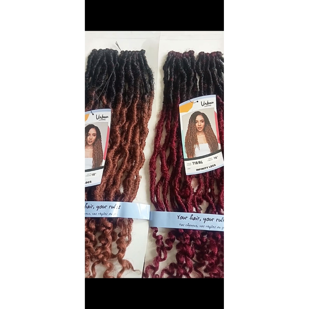 Rambut palsu Gimbal/wig Sulam Gimbal Panjang 45cm.