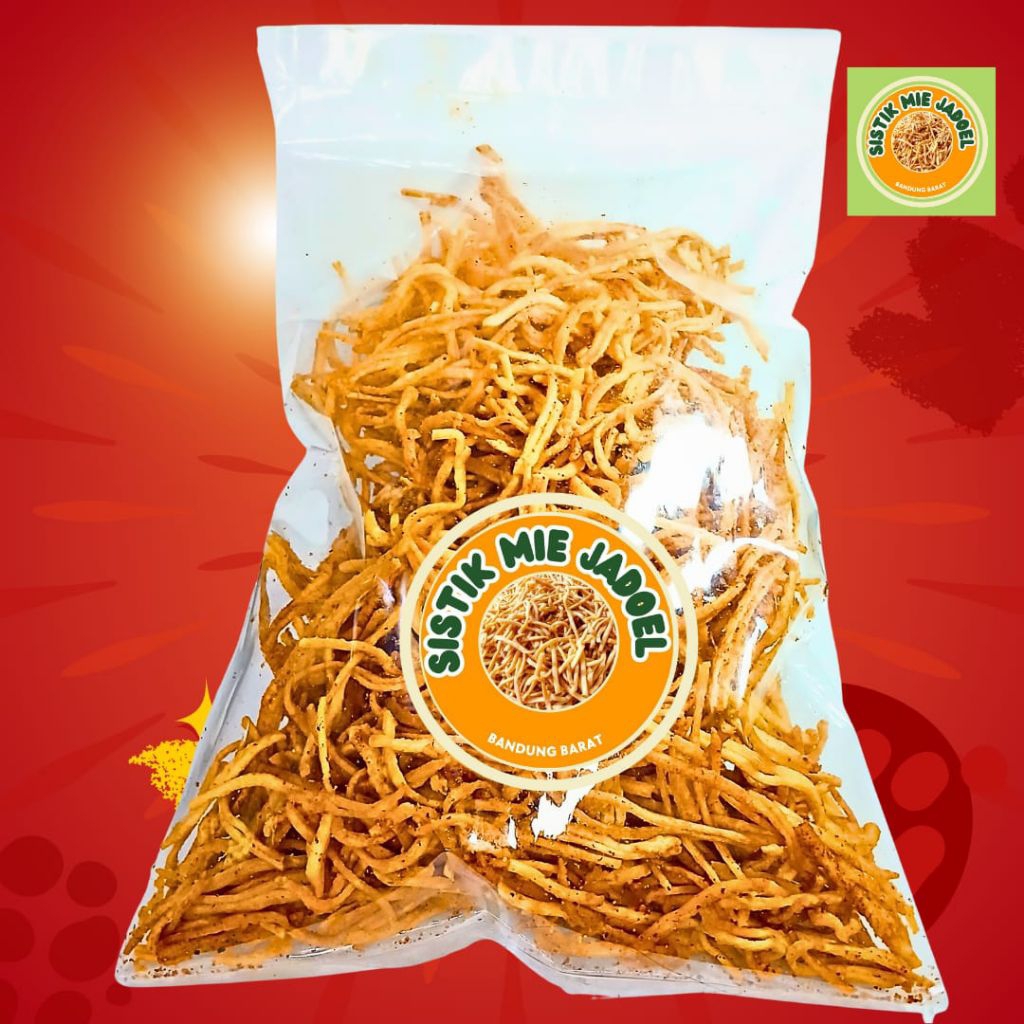 

sistik pedas kemasan 500gram bumbu tabur dan original gurih renyah lezat goyang lidah