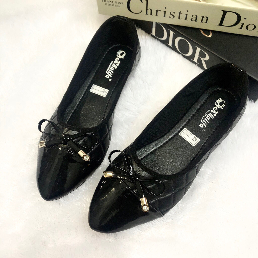 KHALIFA-FlatShoes Ballerina Wanita dewasa Original Premium Full busah