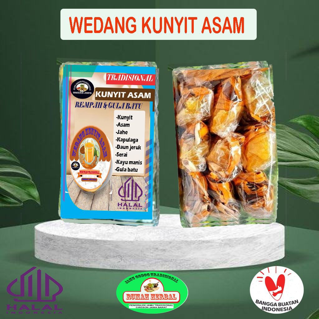 

Wedang Kunyit Asam komplit 10 bungkus