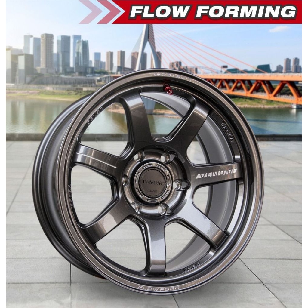 Velg Lenso Venom VT7 FlowForming Ring 18x9 H6x139.7 Offset o Hyper Drak (1set 4pcs) original