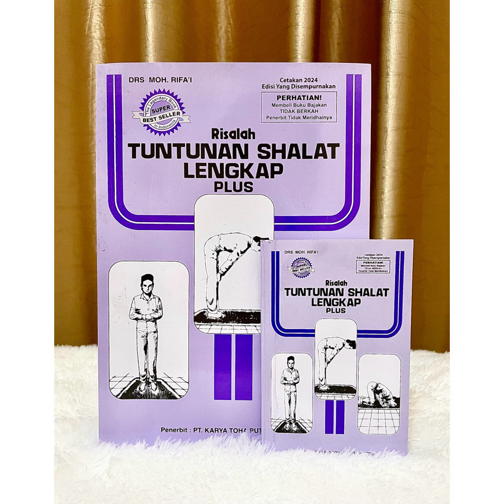 Kitab Risalah Tuntunan Sholat Lengkap uk besar / kecil / Kitab tuntunan Sholat