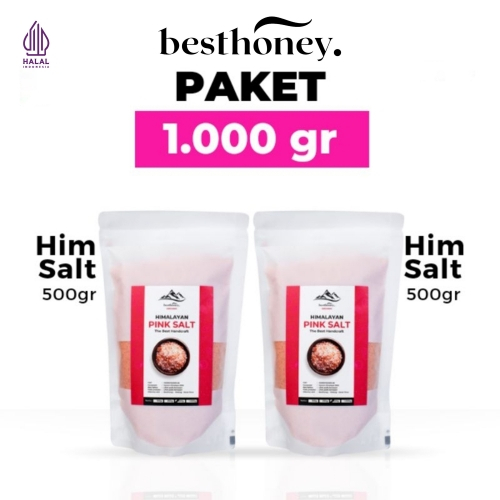 

Besthoney - Paket Himalayan Salt - Garam Himalaya Organik - Pink Salt