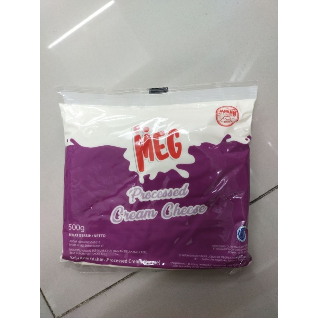 

MEG Processed Cream Cheese 500gr Krim Keju Olahan