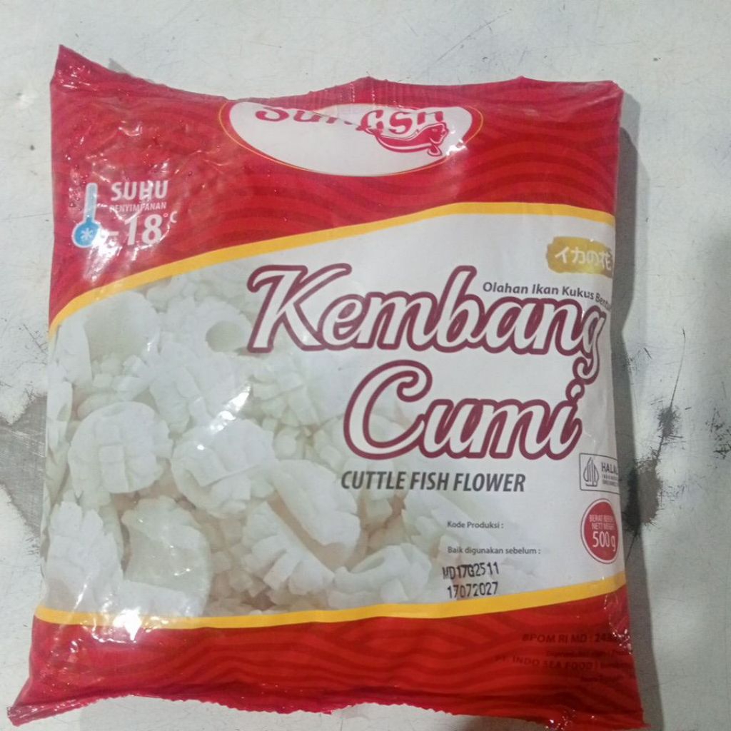 

SUNFISH KEMBANG CUMI 500GR