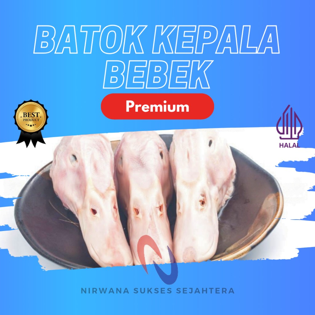 

BATOK KEPALA BEBEK PEKING / PEKING DUCK HEAD (PREMIUM)