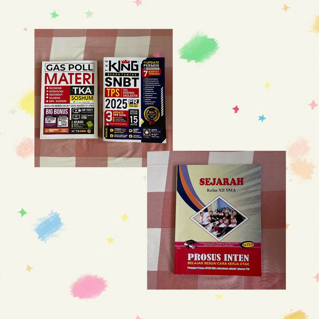 Preloved Buku The King SNBT 2025 Buku Gas Poll Materi Soshum Sosiologi Buku INTEN Sejarah