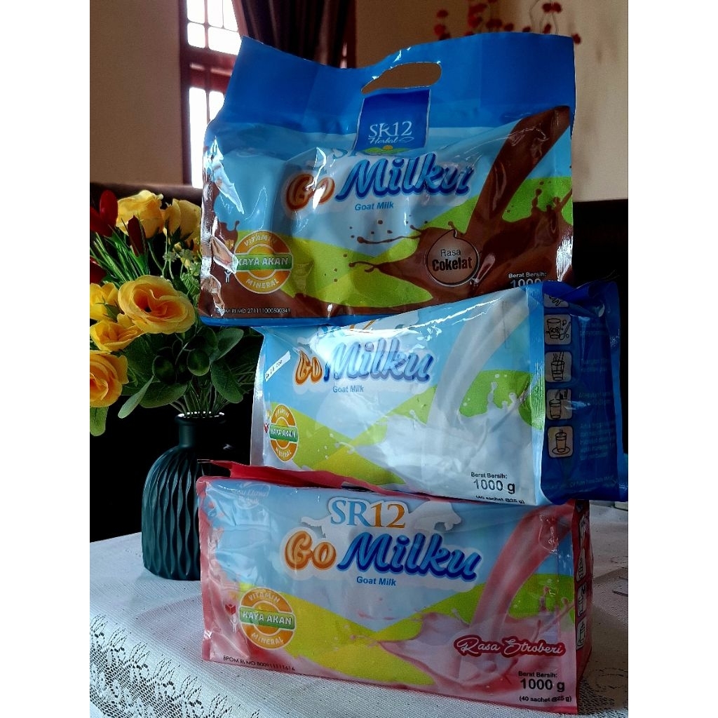 

SR12 GOMILKU SUSU KAMBING ETAWA 1000g (isi 40 Sachet @25g)