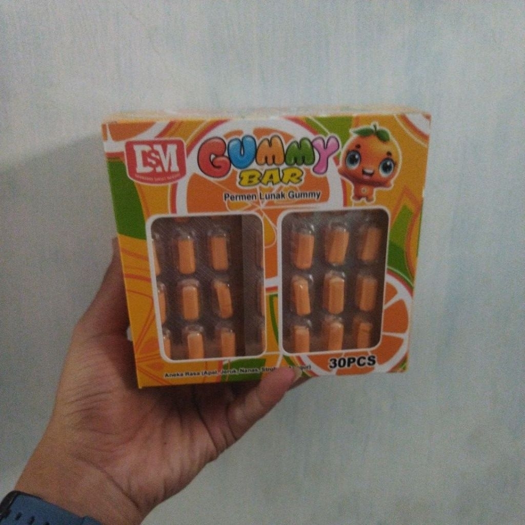 

PERMEN GUMMY BAR ISI 30 PCS