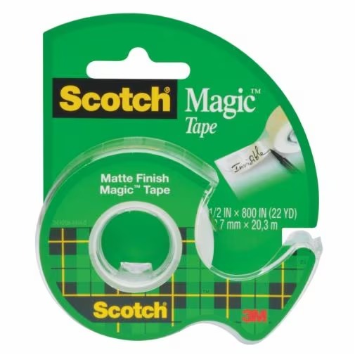 

3M SCOTCH MAGIC 1/2INX800 IN CAT 119